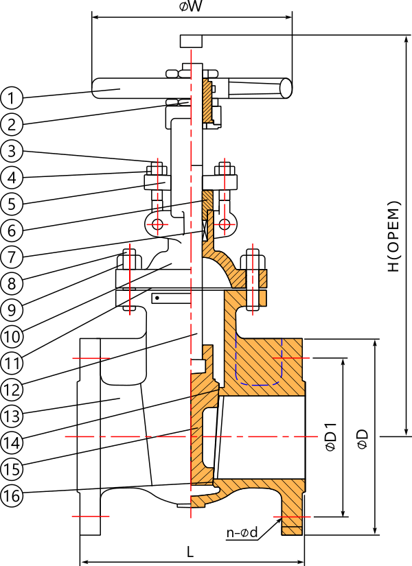 20220809_Rising_Stem_Gate_Valve | Valvetech (Pty) Ltd | Valvetech (Pty) Ltd Ductile Iron Gate Valve Rising Stem Diagram